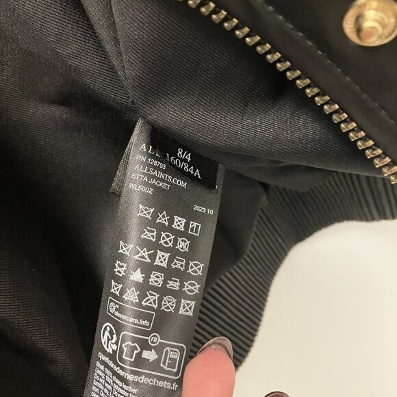 AllSaints Etta Bomber Jacket - Picture 6 of 6